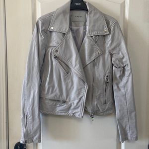 SOLD! Blank NYC Vegan Moto Jacket Grey
